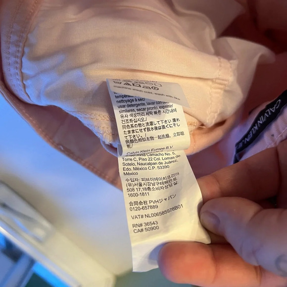 Size 6 pink Calvin Klein pants, NWOT - Picture 6 of 7